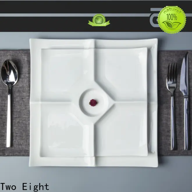 Two Eight ceramics white plate Suppliers for dinner 1