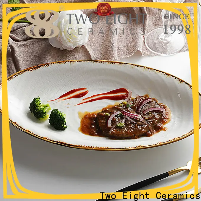 Two Eight restaurant plates for business for bistro 1