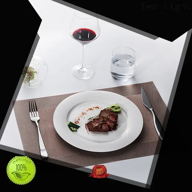 Two Eight Custom ceramic taco plates for business for restaurant 1
