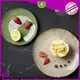 Two Eight square ceramic plates for business for dinning room 1