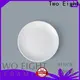 Top white dinner plate with silver line Suppliers for bistro 1