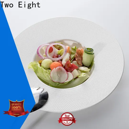 Two Eight Custom ceramic rectangular plate company for restaurant 1
