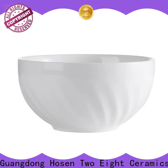 Two Eight orange ceramic bowl factory for hotel1 1