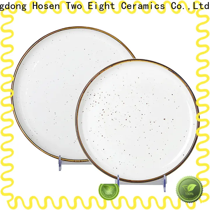 Two Eight Wholesale rustic ceramic plates for business for restaurant 1
