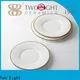 Two Eight High-quality flat white porcelain plate for business for dinner 1