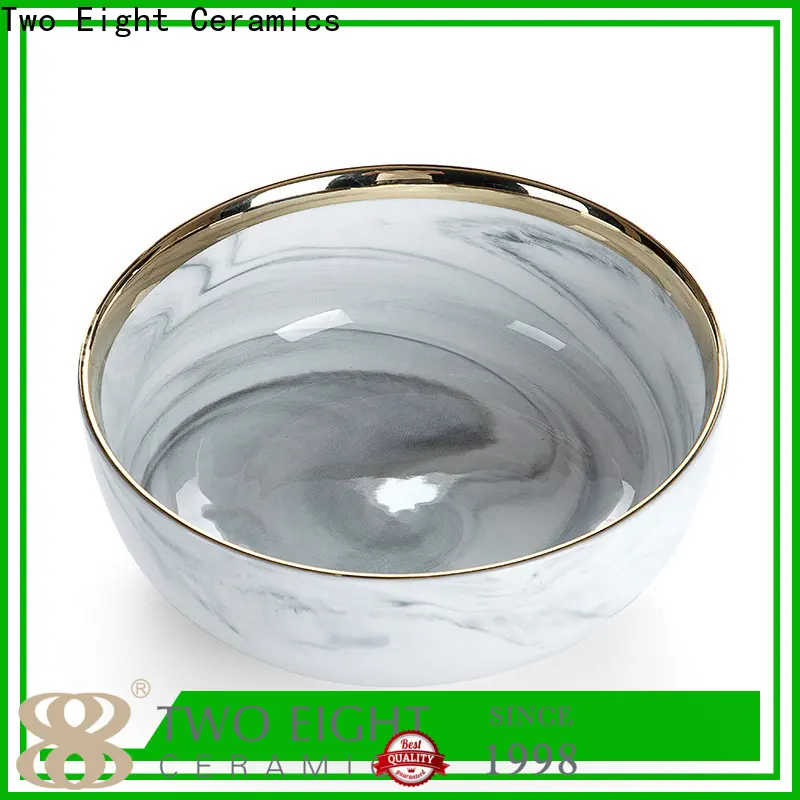 Two Eight large decorative ceramic bowls company for hotel1 1