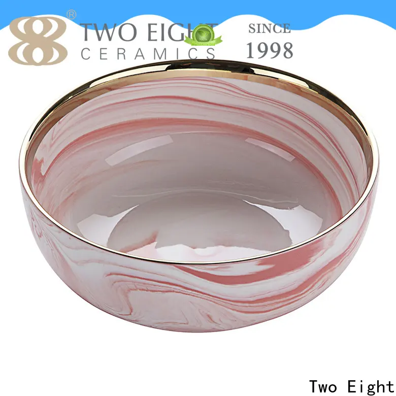Two Eight orange ceramic bowl factory for hotel2 1