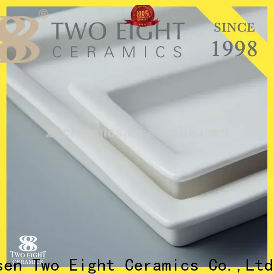 Two Eight diner plate white 10 inch factory for dinner 1