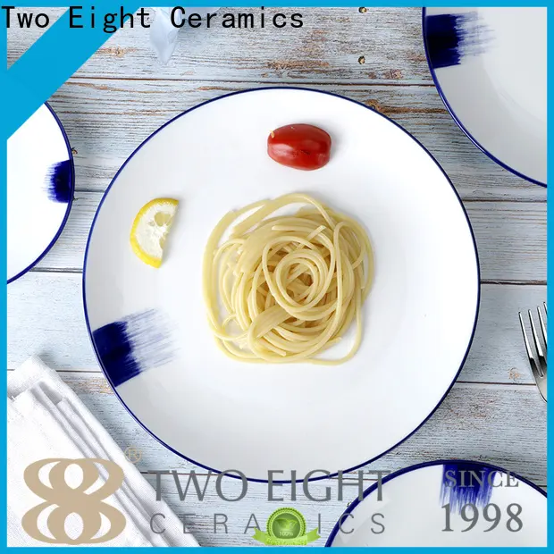 Custom glazed plate manufacturers for restaurant 1