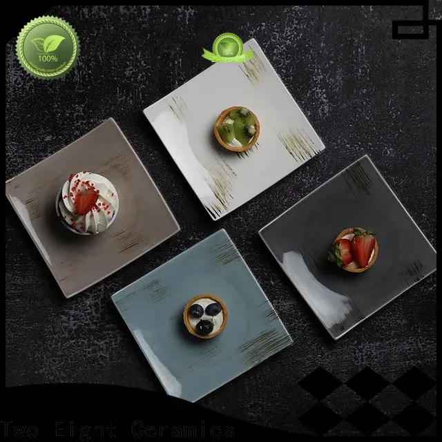 Two Eight custom ceramic plate company for dinning room 1