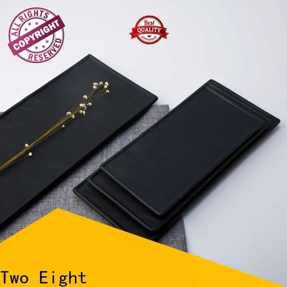 Two Eight square porcelain plates manufacturers for hotel 1