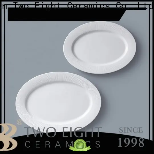Two Eight Custom small ceramic plates for business for bistro 1