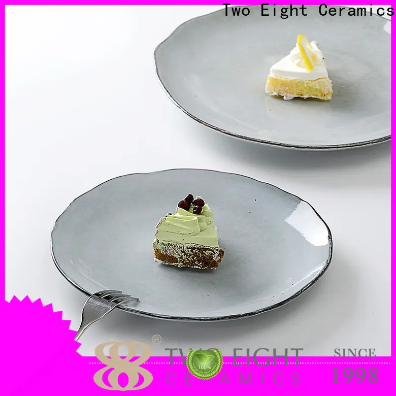 Two Eight clay plates Supply for bistro1 1