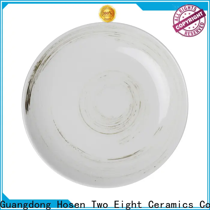 Two Eight vintage ceramic plates for business for hotel 1