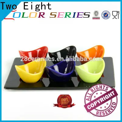 Two Eight ceramic food bowls Suppliers for restaurant 1