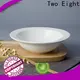 Two Eight personalized ceramic bowls for business for bistro 1