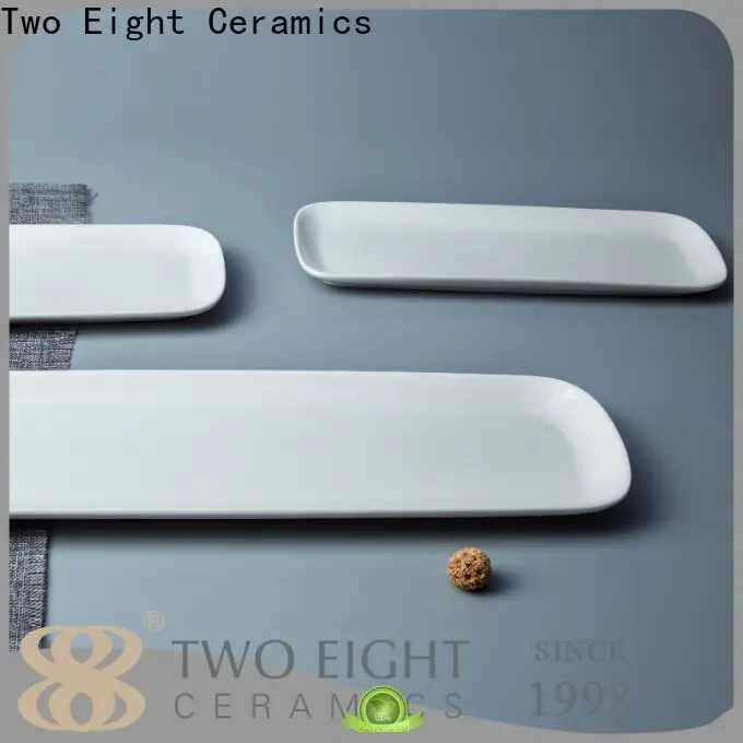 Two Eight platos de porcelana for business for dinner 1