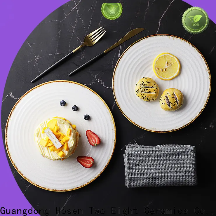 Two Eight spanish ceramic plates Supply for bistro 1