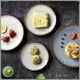 Two Eight hand painted plates for business for kitchen 1