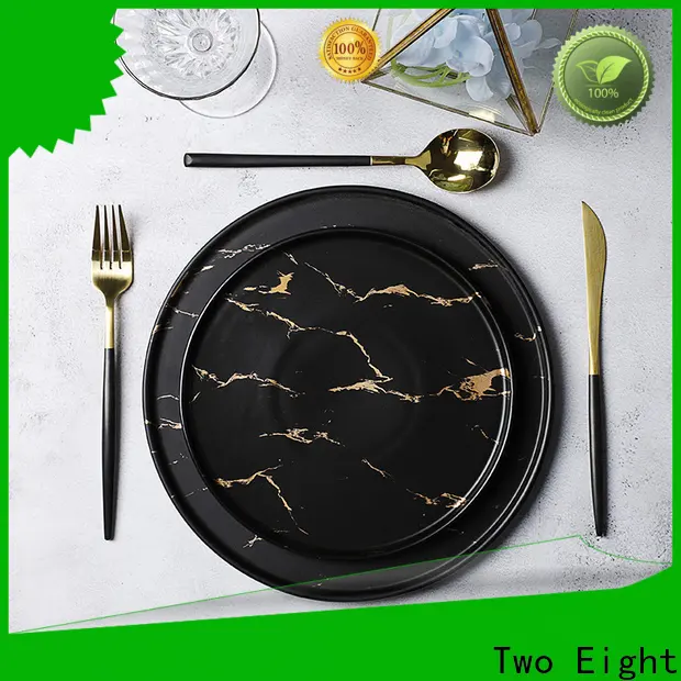 Two Eight New stoneware plates company for dinner 1
