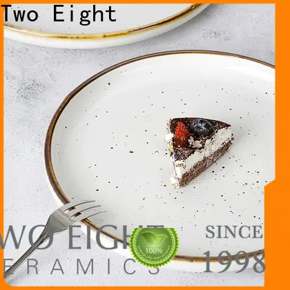 Two Eight pottery plates company for dinner2 1