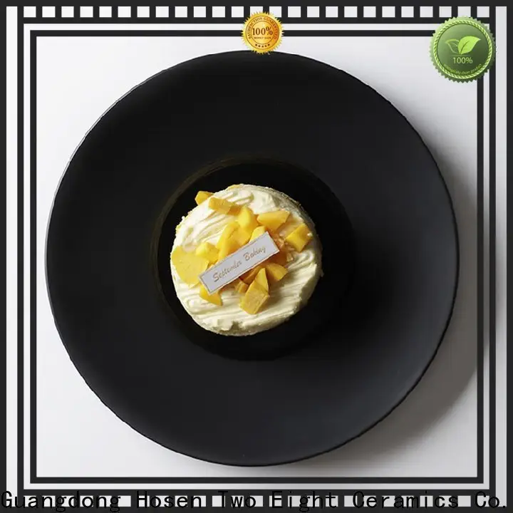 Custom handmade ceramic plates factory for bistro 1