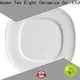 Two Eight white porcelain plates company for dinner1 1