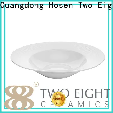Custom white plates dinner Supply for bistro 1