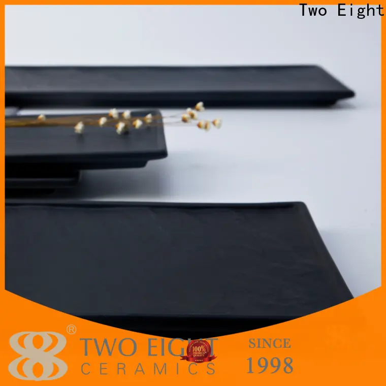 Two Eight Custom ceramic rectangular plate company for restaurant1 1