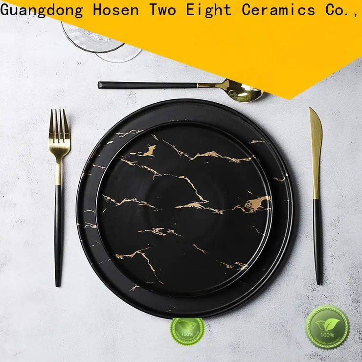 Best solid color ceramic plates for business for kitchen 1
