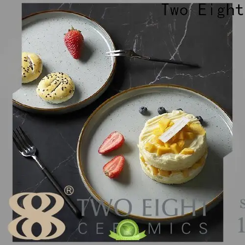 Two Eight Custom porcelain plates Suppliers for kitchen 1