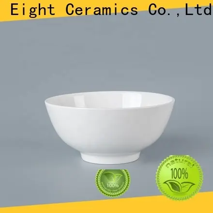Two Eight white ceramic serving bowls manufacturers for bistro 1
