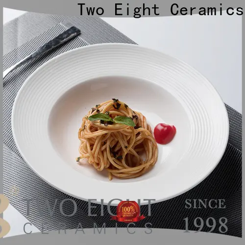 Two Eight Best cheap white ceramic plates for business for restaurant 1