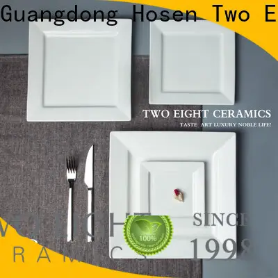 High-quality plate porcelain white for business for hotel 1