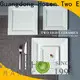 High-quality plate porcelain white for business for hotel 1