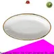 Two Eight flat white porcelain plate manufacturers for hotel 1