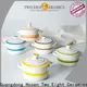 New blue ceramic bowls Supply for dinning room 1