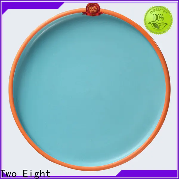 Two Eight Best colorful ceramic plates Supply for dinner 1
