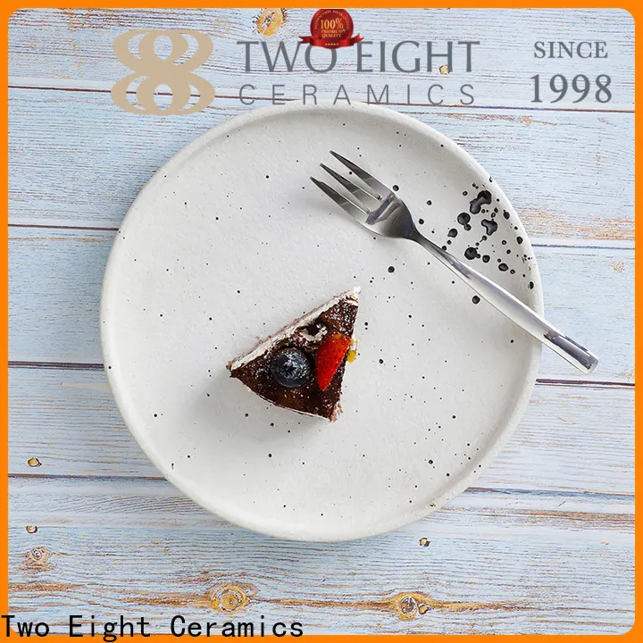Two Eight ceramic plate printing Supply for dinning room 1