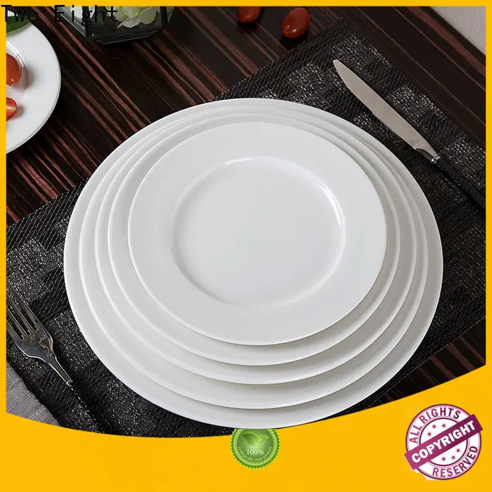 Two Eight divided ceramic plates manufacturers for bistro 1