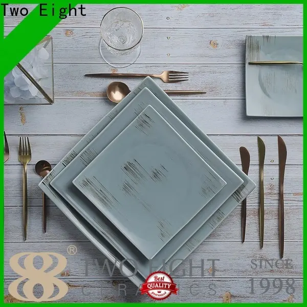 Two Eight ceramic cake plates factory for home 1