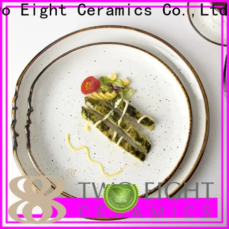 Two Eight colorful plates company for bistro1 1