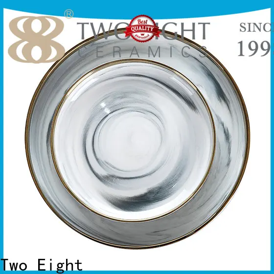 Two Eight Best white ceramic plates Supply for restaurant 1