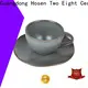 Two Eight coffee mugs with covers for business for kitchen 1