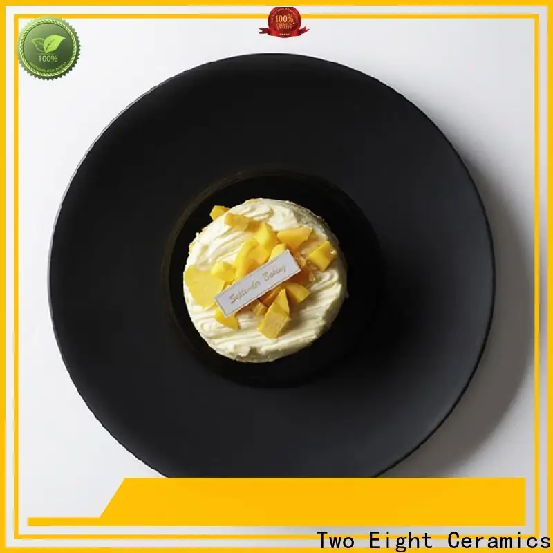 Two Eight New printed ceramic plates factory for bistro 1