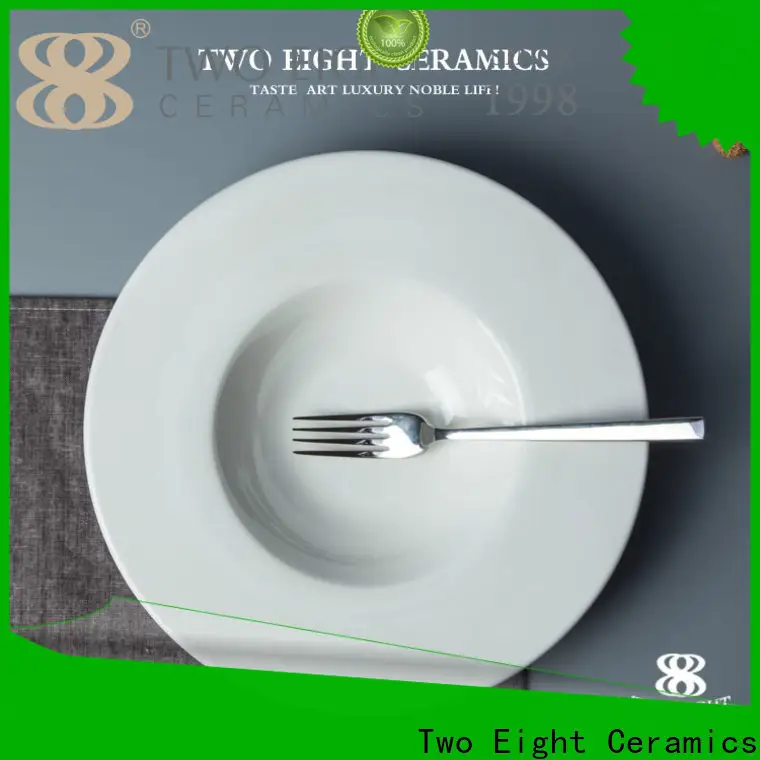 Two Eight custom ceramic plate factory for dinner 1