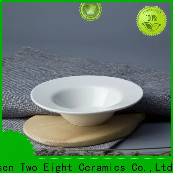 Two Eight ceramic painted plates manufacturers for hotel 1