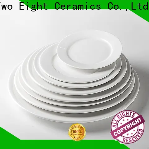 Two Eight printed ceramic plates factory for bistro 1