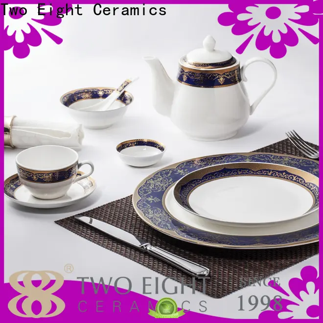 Two Eight ceremic plate for business for dinning room 1
