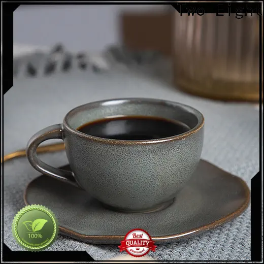 Two Eight Custom black coffee mugs factory for dinning room 1